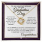 Graduation Day Gift For Female - High School Girl - Beautiful Necklace + HS Graduation Message - Graduation Party Gift Idea For Her - Liliana and Liam