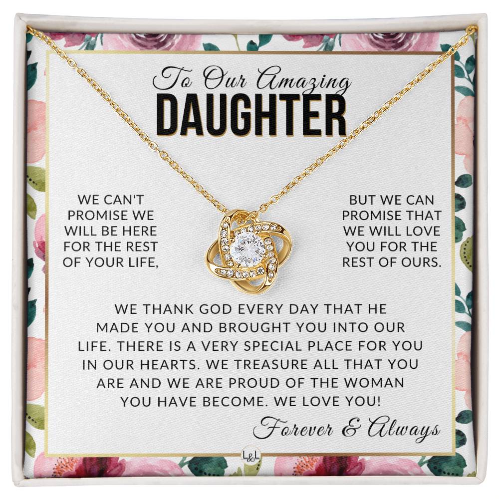 Gift For Our Daughter - I Love You - Meaningful Gift For Her Birthday, Christmas or For Graduation - Liliana and Liam