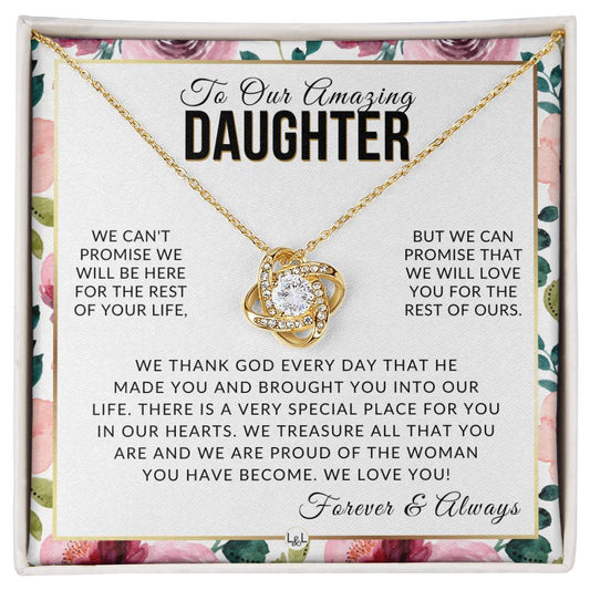 Gift For Our Daughter - I Love You - Meaningful Gift For Her Birthday, Christmas or For Graduation - Liliana and Liam