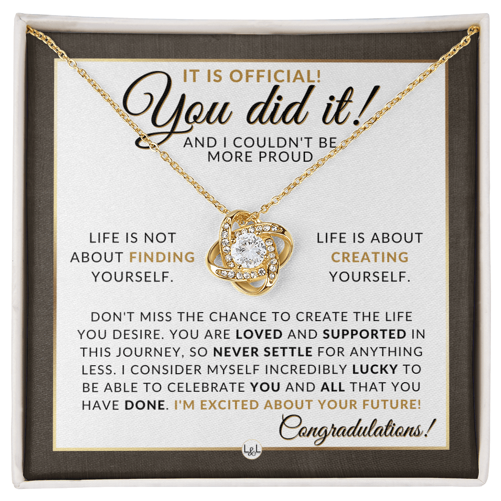 I Am Proud - Graduation Gift Idea For Her - Liliana and Liam