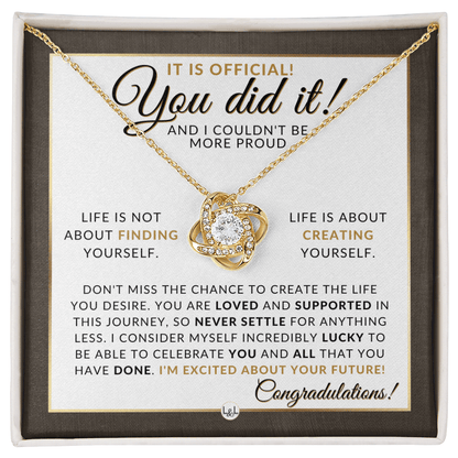 I Am Proud - Graduation Gift Idea For Her - Liliana and Liam