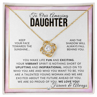 Gift For Our Daughter - Stay True - Meaningful Gift For Her Birthday, Christmas or For Graduation - Liliana and Liam