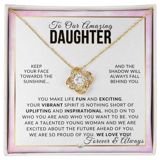 Gift For Our Daughter - Stay True - Meaningful Gift For Her Birthday, Christmas or For Graduation - Liliana and Liam