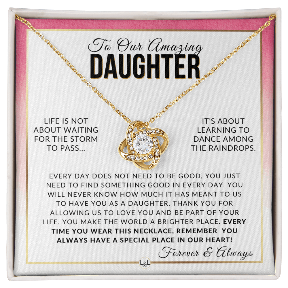 Gift For Our Daughter - Dance - Meaningful Gift For Her Birthday, Christmas or For Graduation - Liliana and Liam