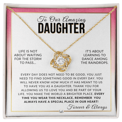 Gift For Our Daughter - Dance - Meaningful Gift For Her Birthday, Christmas or For Graduation - Liliana and Liam