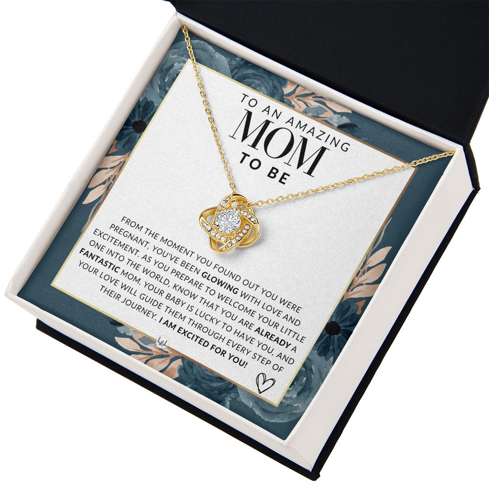 Mom To Be Gift - Beautiful Pendant Necklace To Celebrate Mom - Great Birthday, Mother's Day or Christmas Gift Idea For Her