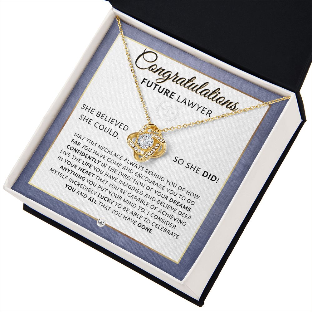 Congratulations On Your Law School Acceptance - 2024 Graduation Gift Idea For Future Lawyer