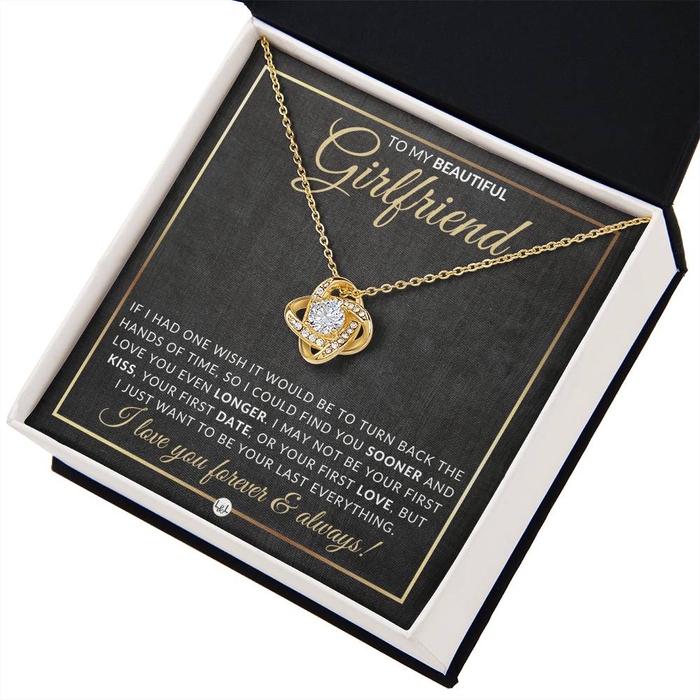 Special Gift For Girlfriend - Pendant Necklace - Sentimental and Romantic Christmas Gift, Valentine's Day, Birthday or Anniversary Present