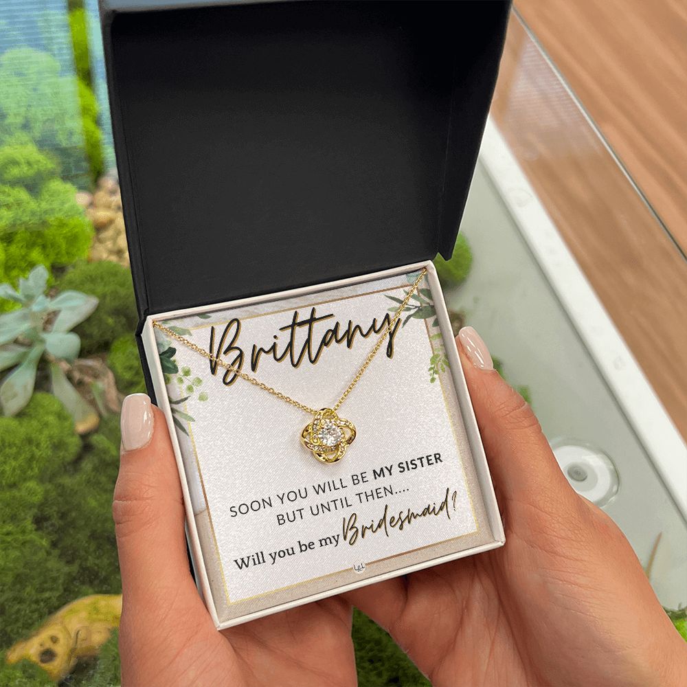 Bridesmaid Proposal, Custom Name - Will You Be My Bridesmaid, Sister in Law - Wedding Party Proposal, Beach and Destination Wedding Theme