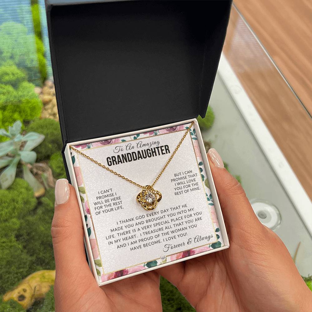 Granddaughter Gift - I Love You - Meaningful Granddaughter Gift For Her Birthday, Christmas or For Graduation