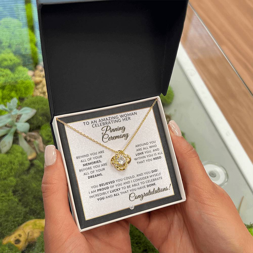 Pinning Ceremony Gift, Nurse Graduation Gift for Her, Nursing School Graduation Gift - 2024 Graduation Gift Idea For Her - Pendant Necklace + Graduation Message - Liliana and Liam