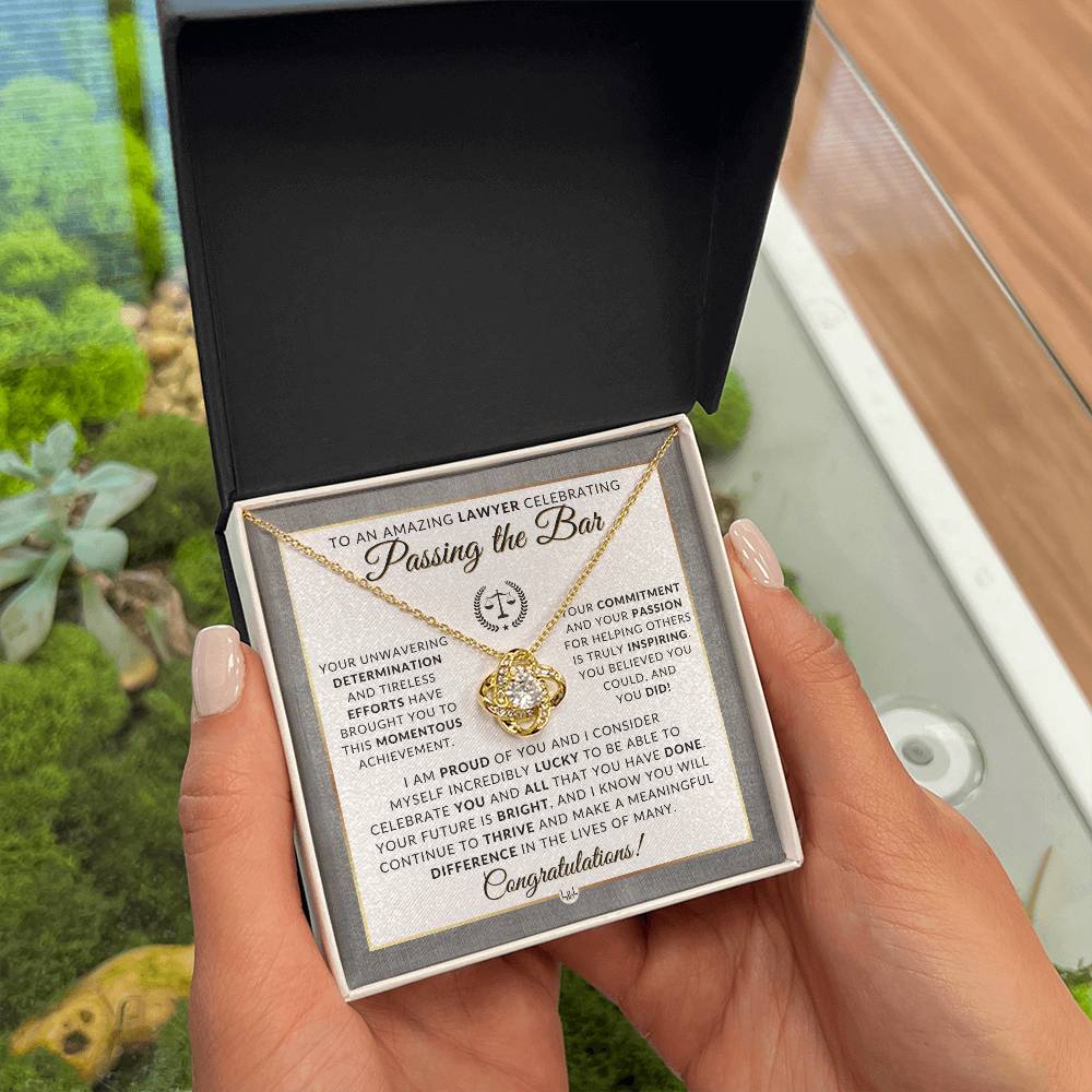 Passing The Bar - Congratulations Gift For New Lawyer, Lawyer Graduation - Law School Graduation Gift Idea For Her - Liliana and Liam