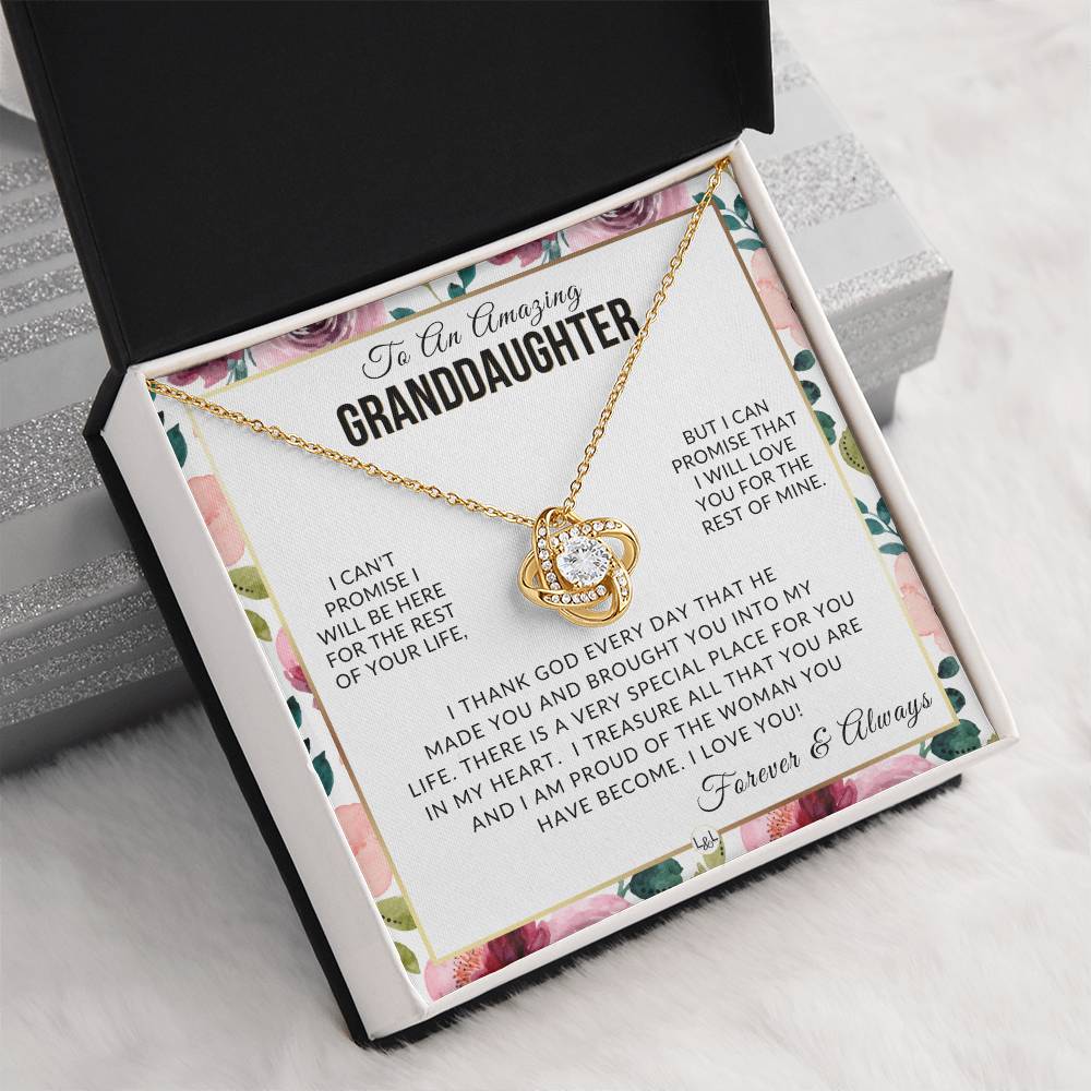 Granddaughter Gift - I Love You - Meaningful Granddaughter Gift For Her Birthday, Christmas or For Graduation
