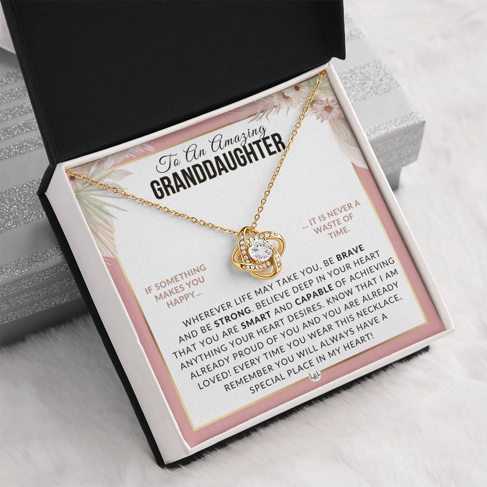 Granddaughter Gift - Special Place In My Heart - Meaningful Granddaughter Gift For Her Birthday, Christmas or For Graduation