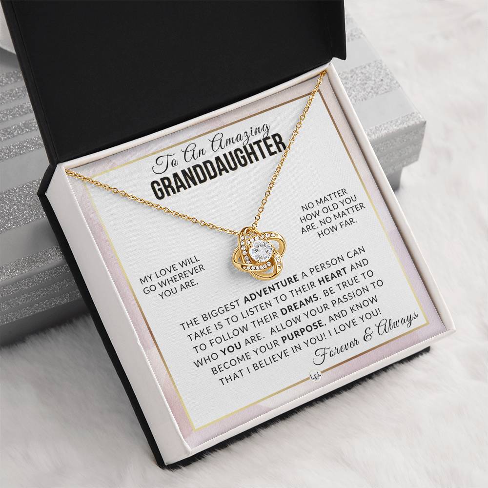 Granddaughter Gift - Passion to Purpose - Meaningful Granddaughter Gift For Her Birthday, Christmas or For Graduation