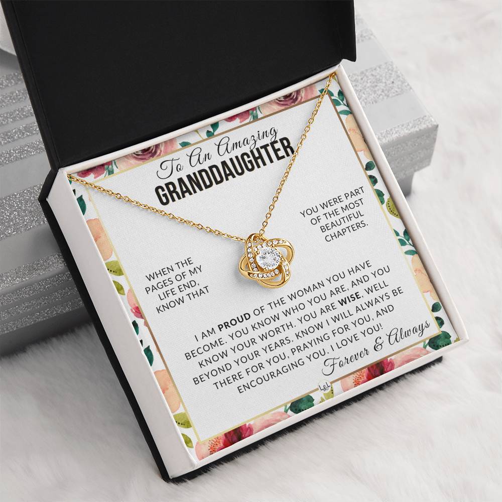 Granddaughter Gift - The Best Part - Meaningful Granddaughter Gift For Her Birthday, Christmas or For Graduation
