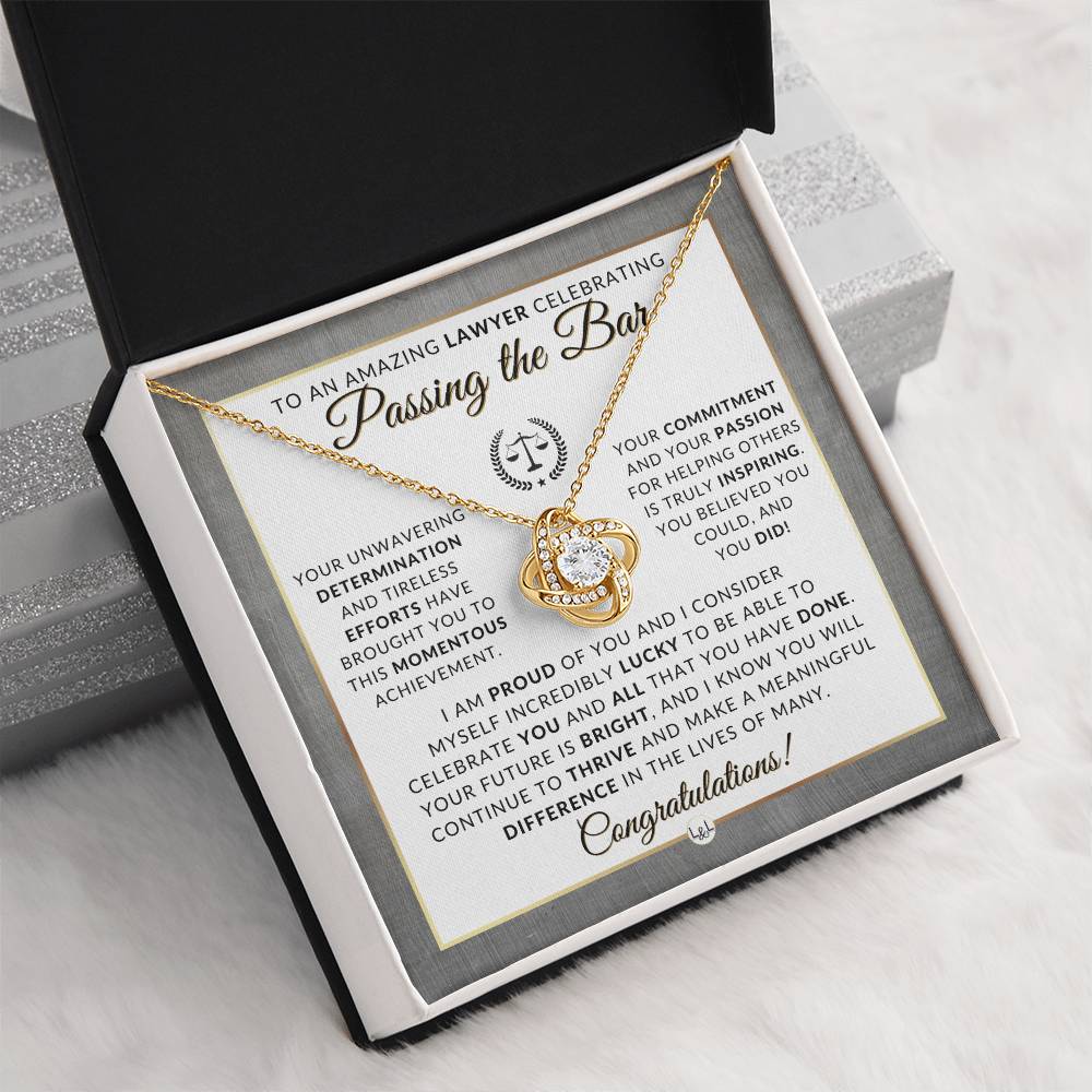 Passing The Bar - Congratulations Gift For New Lawyer, Lawyer Graduation - Law School Graduation Gift Idea For Her - Liliana and Liam
