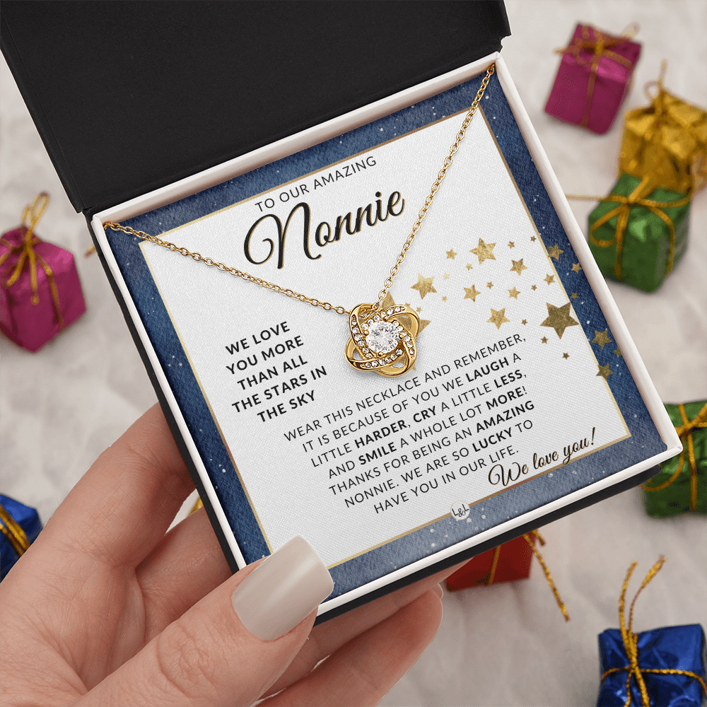 Our Nonnie Gift - Meaningful Necklace - Great For Mother's Day, Christmas, Her Birthday, Or As An Encouragement Gift