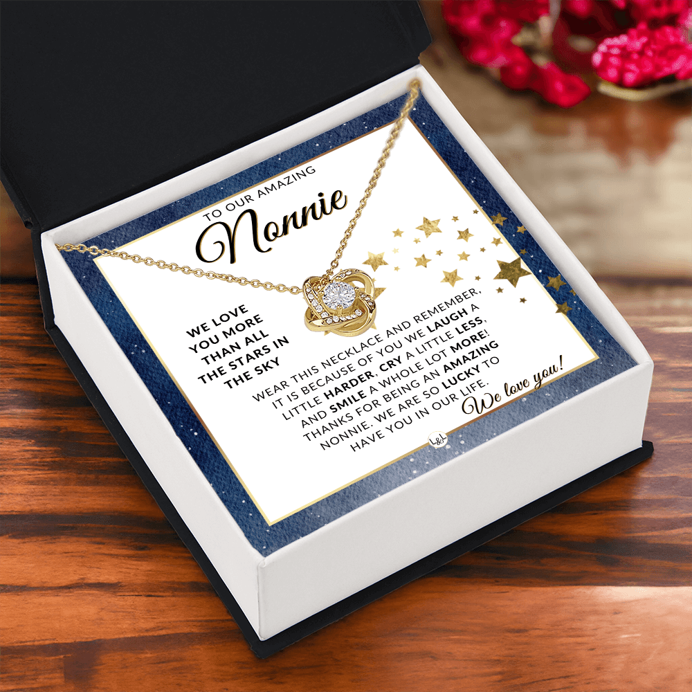 Our Nonnie Gift - Meaningful Necklace - Great For Mother's Day, Christmas, Her Birthday, Or As An Encouragement Gift