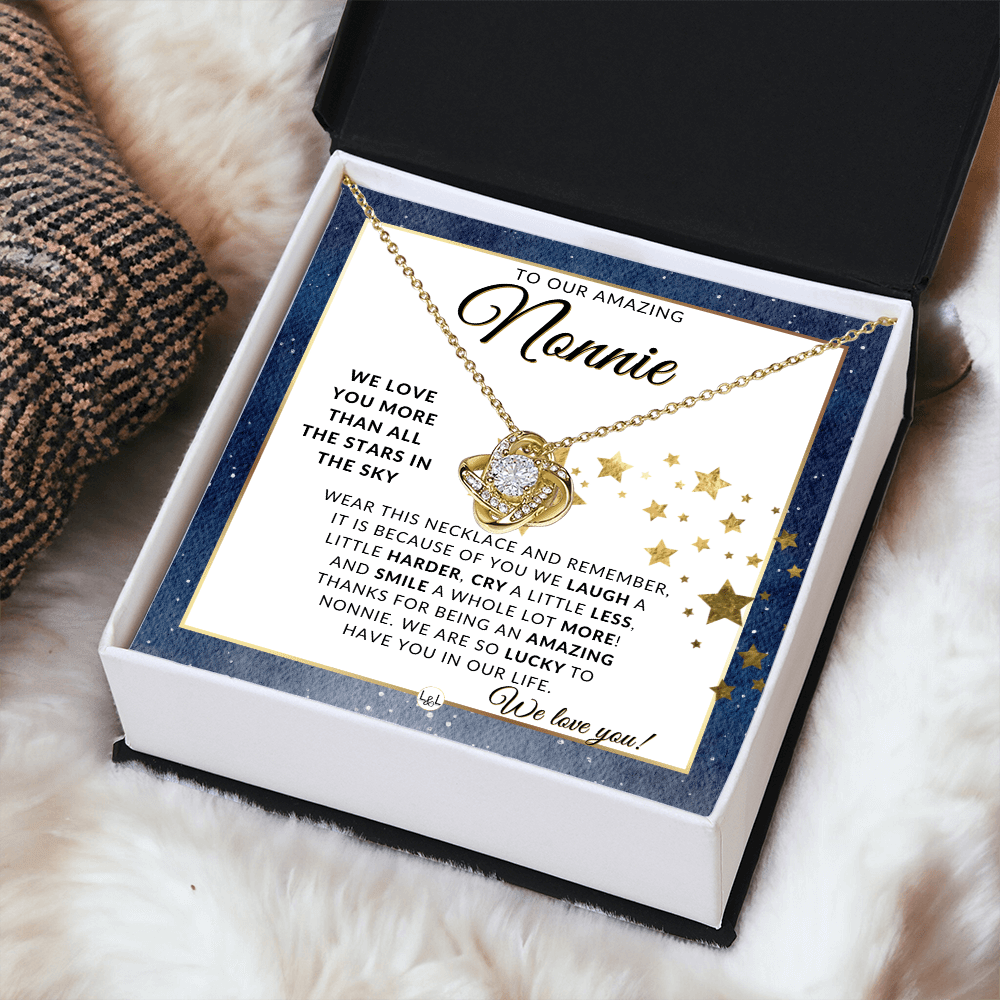 Our Nonnie Gift - Meaningful Necklace - Great For Mother's Day, Christmas, Her Birthday, Or As An Encouragement Gift