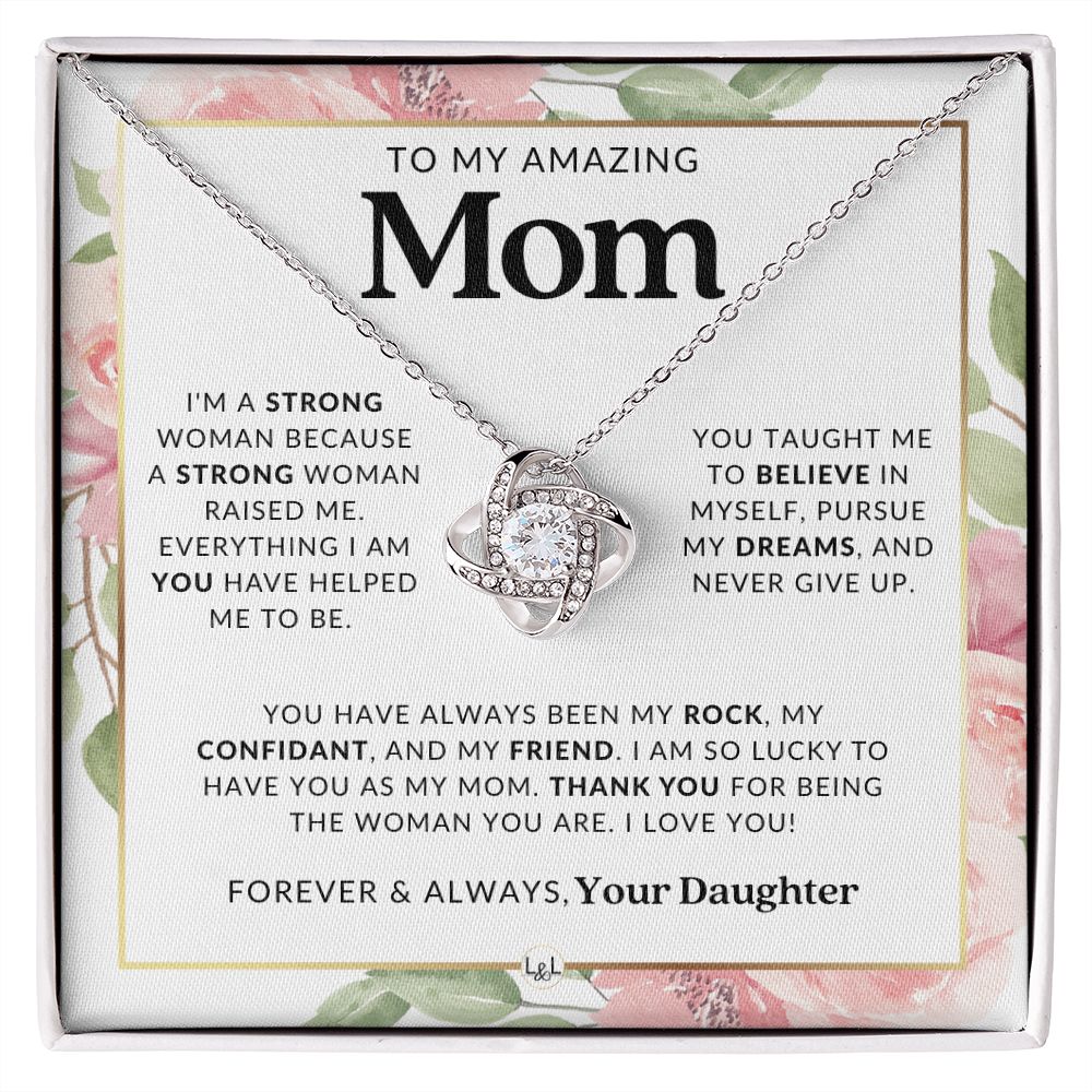A Strong Woman - Meaningful Necklace - Great For Mother's Day, Christmas, Her Birthday, Or As An Encouragement Gift