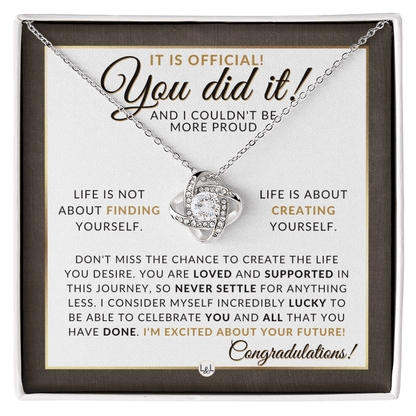 I Am Proud - Graduation Gift Idea For Her - Liliana and Liam