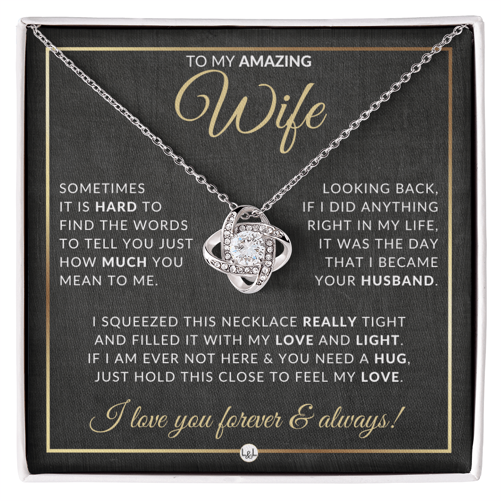 Surprise Gift For Wife - Pendant Necklace - Sentimental and Romantic Gift