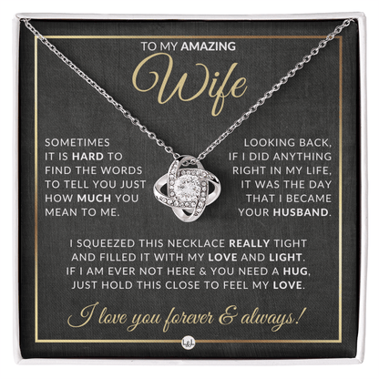 Surprise Gift For Wife - Pendant Necklace - Sentimental and Romantic Gift
