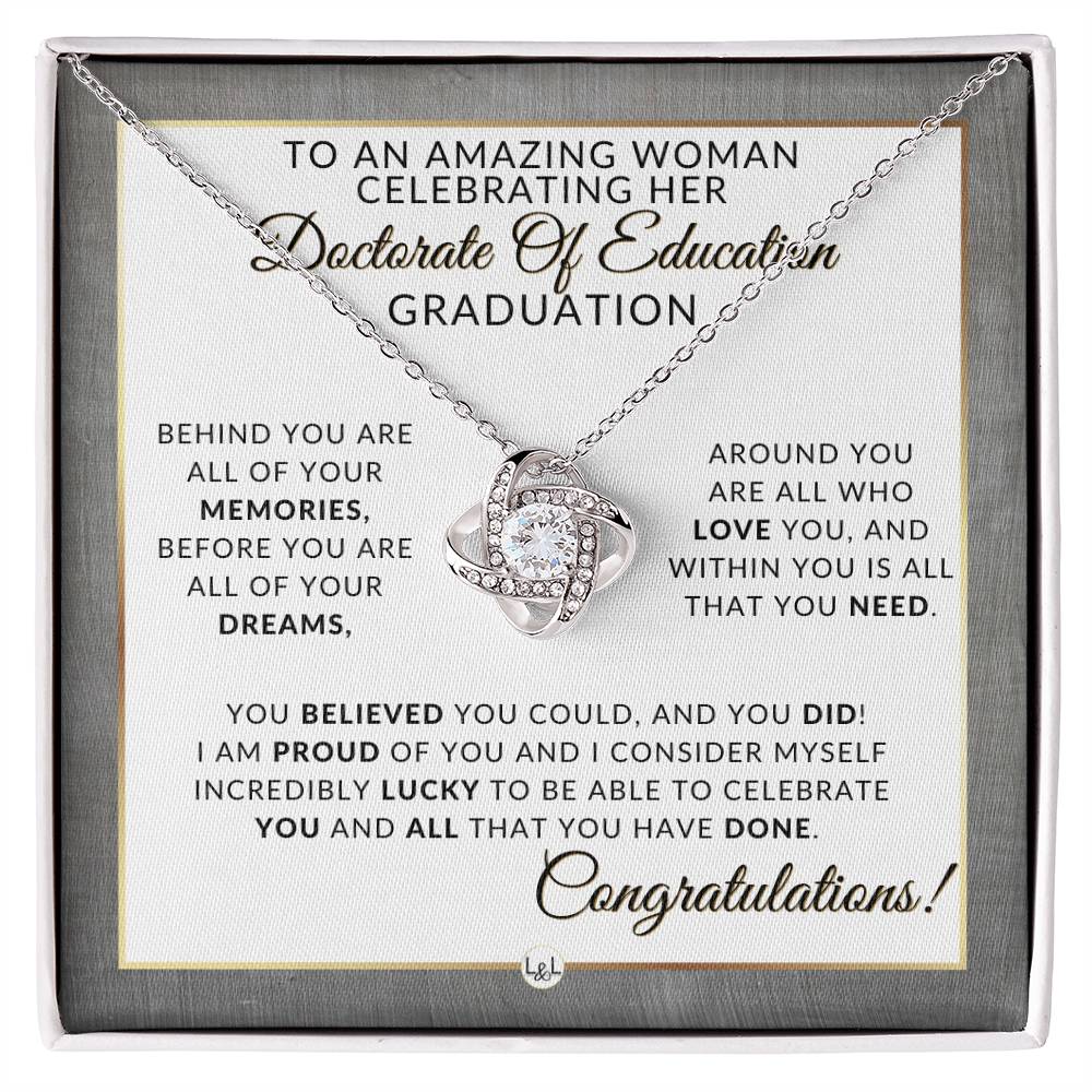 Doctorate of Education Gift - EDD Graduation Gift Idea For Her - 2024 Graduation Gift Idea For Her - Liliana and Liam