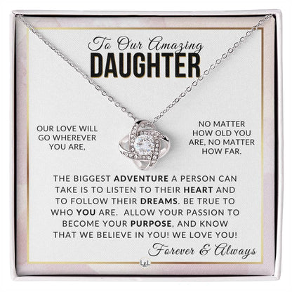 Gift For Our Daughter - Passion to Purpose - Meaningful Gift For Her Birthday, Christmas or For Graduation - Liliana and Liam