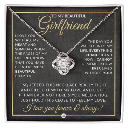 Best Gift For Girlfriend - Pendant Necklace - Sentimental and Romantic Christmas Gift, Valentine's Day, Birthday or Anniversary Present - Liliana and Liam
