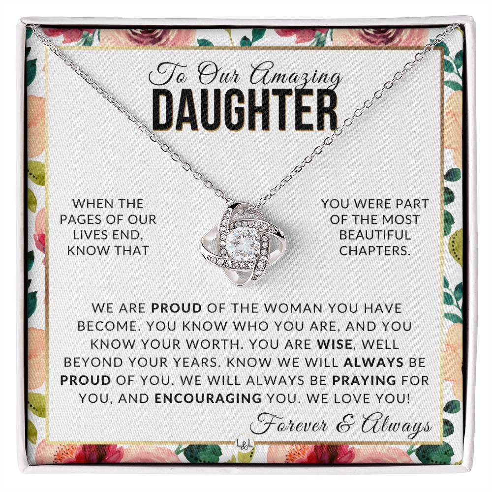 Gift For Our Daughter - The Best Part - Meaningful Gift For Her Birthday, Christmas or For Graduation - Liliana and Liam