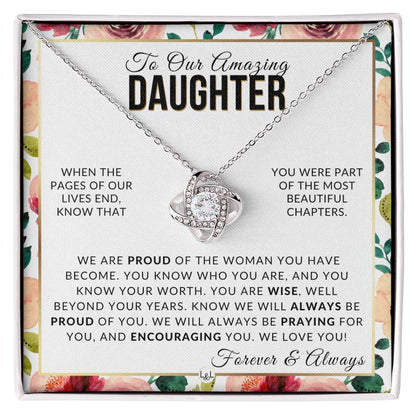 Gift For Our Daughter - The Best Part - Meaningful Gift For Her Birthday, Christmas or For Graduation - Liliana and Liam