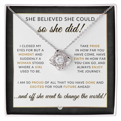 She Believed She Could - Graduation Gift for Her