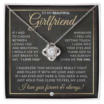 Romantic Gift For Girlfriend - Pendant Necklace - Sentimental and Romantic Christmas Gift, Valentine's Day, Birthday or Anniversary Present - Liliana and Liam