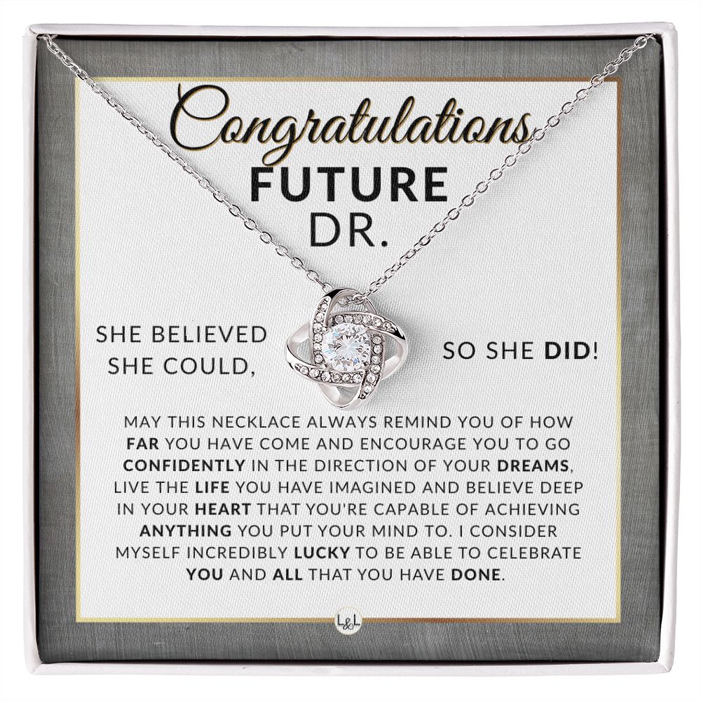 Match Day Gift, Medical Student Graduation, Resident Doctors Gift, Residency Match Day Gift, Happy Match Day 2024 , White Coat Ceremony - Meaningful Milestone Necklace - 2024 Graduation Gift For Her