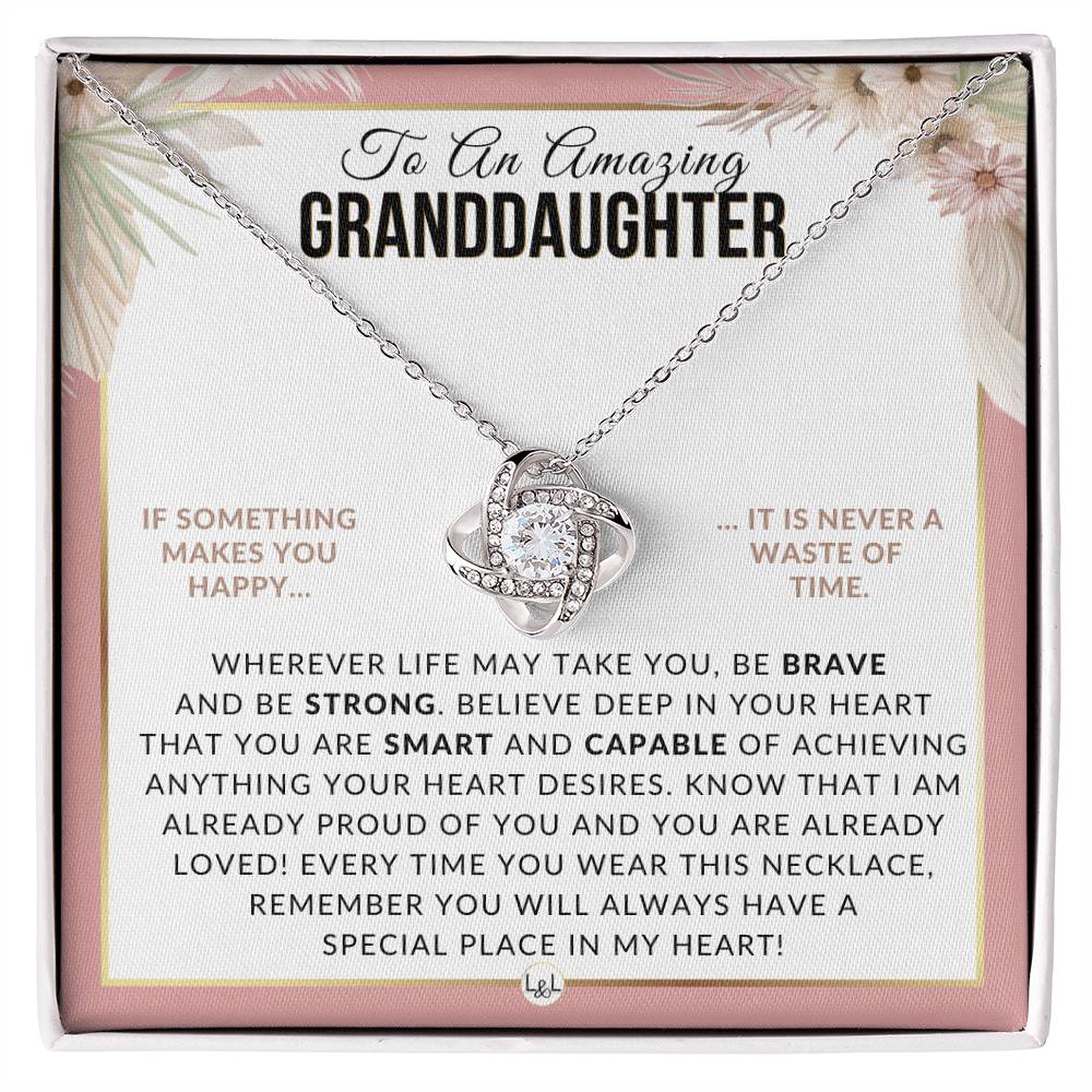 Granddaughter Gift - Special Place In My Heart - Meaningful Granddaughter Gift For Her Birthday, Christmas or For Graduation