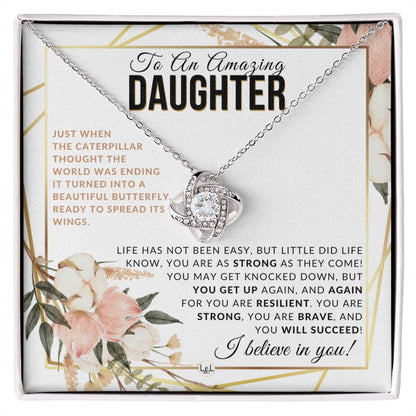 Daughter Gift - Spread Your Wings - Meaningful Gift For Her Birthday, Christmas or For Graduation - Liliana and Liam