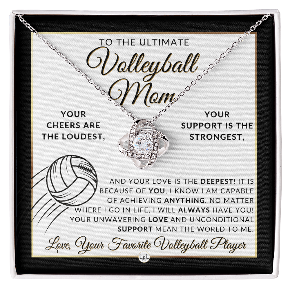 Ultimate Volleyball Mom Necklace - Gift for Volleyball Mom