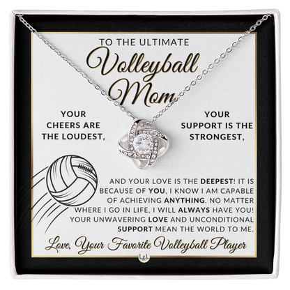 Ultimate Volleyball Mom Necklace - Gift for Volleyball Mom