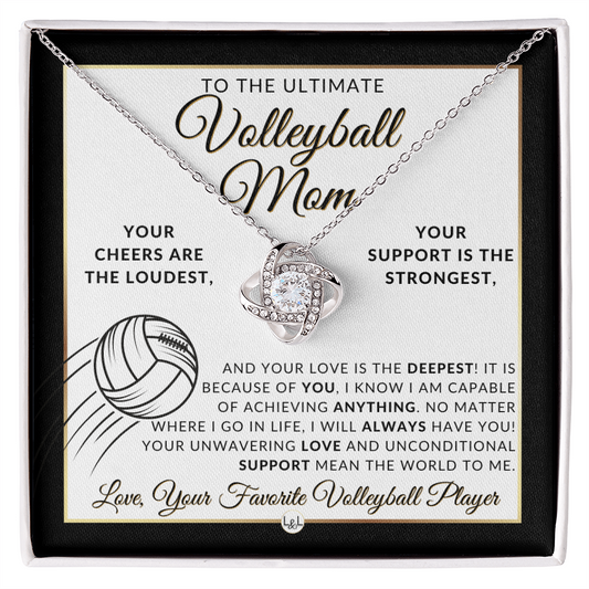 Ultimate Volleyball Mom Necklace - Gift for Volleyball Mom