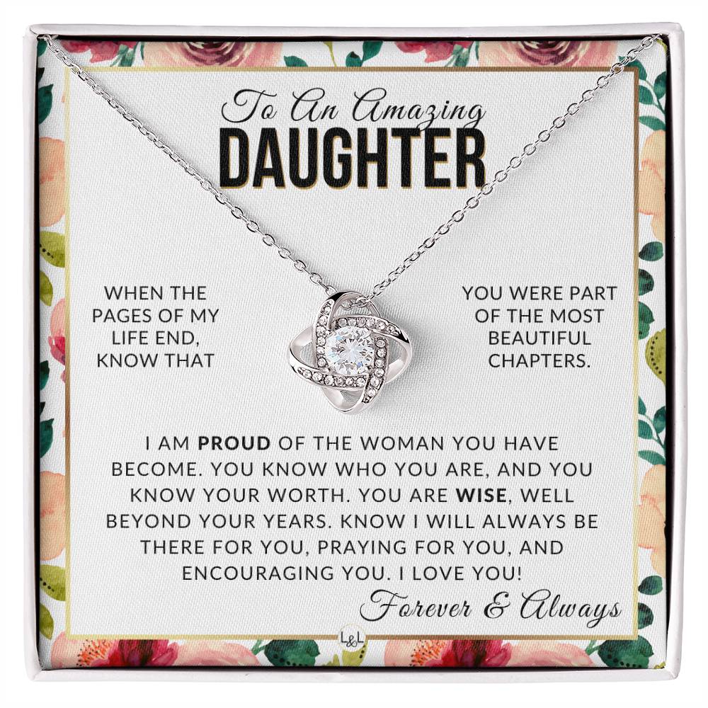 Daughter Gift - The Best Part - Meaningful Gift For Her Birthday, Christmas or For Graduation - Liliana and Liam