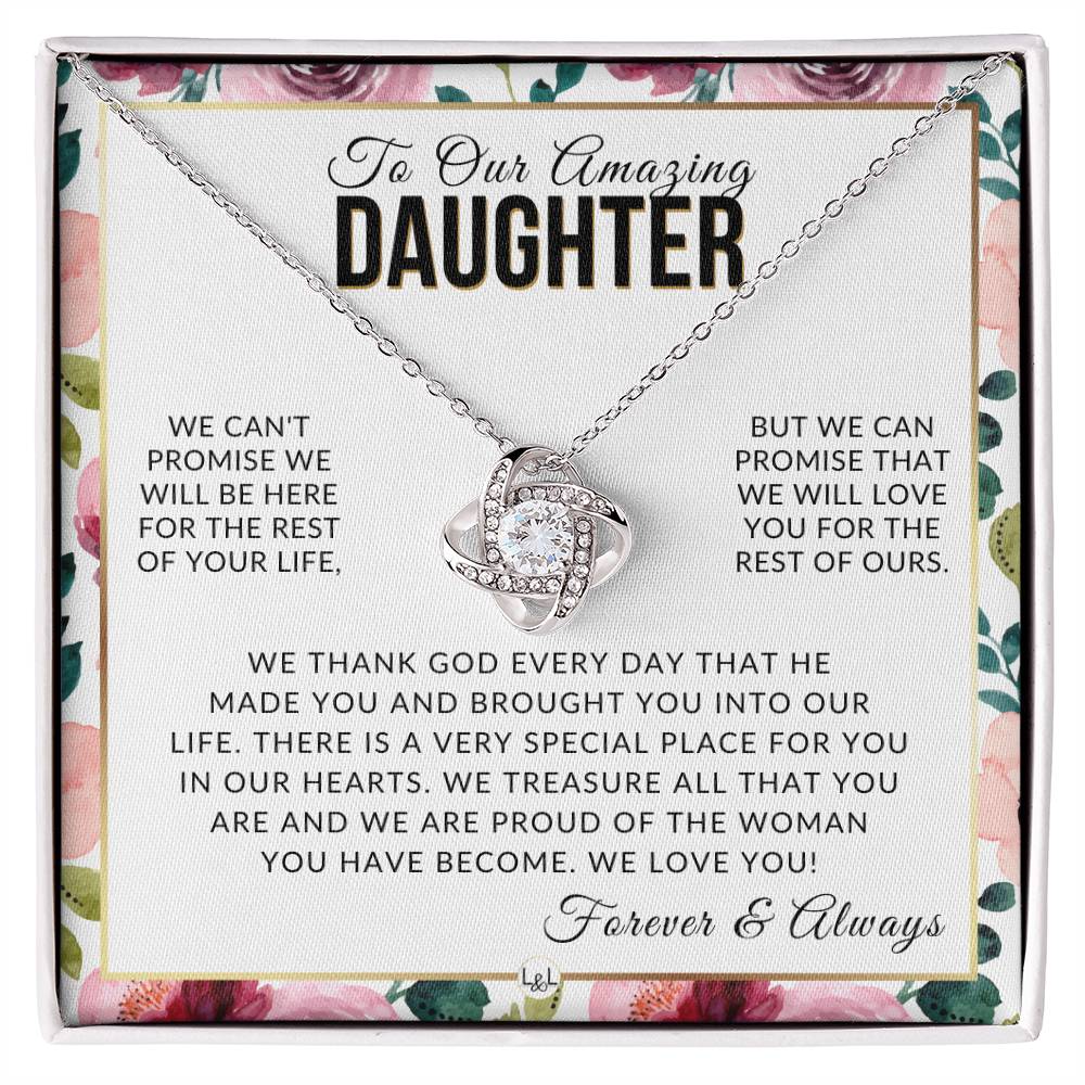 Gift For Our Daughter - I Love You - Meaningful Gift For Her Birthday, Christmas or For Graduation - Liliana and Liam