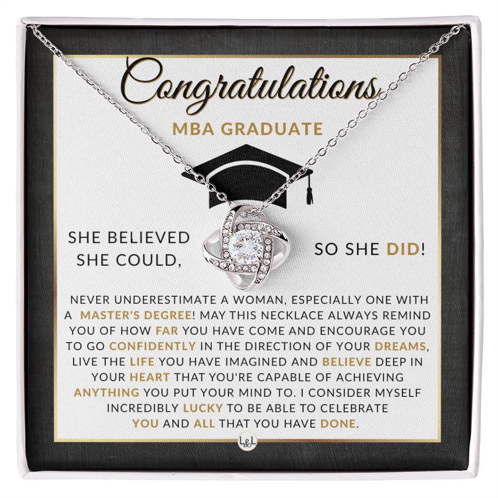 MBA Graduate Gift For Her - 2024 Graduation Gift Idea For Her