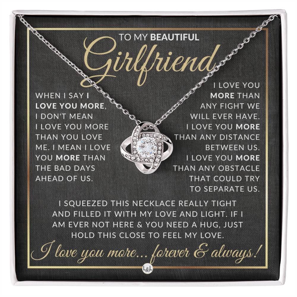 Surprise Gift For Girlfriend - Pendant Necklace - Sentimental and Romantic Christmas Gift, Valentine's Day, Birthday or Anniversary Present