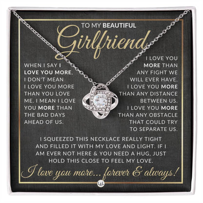 Surprise Gift For Girlfriend - Pendant Necklace - Sentimental and Romantic Christmas Gift, Valentine's Day, Birthday or Anniversary Present - Liliana and Liam