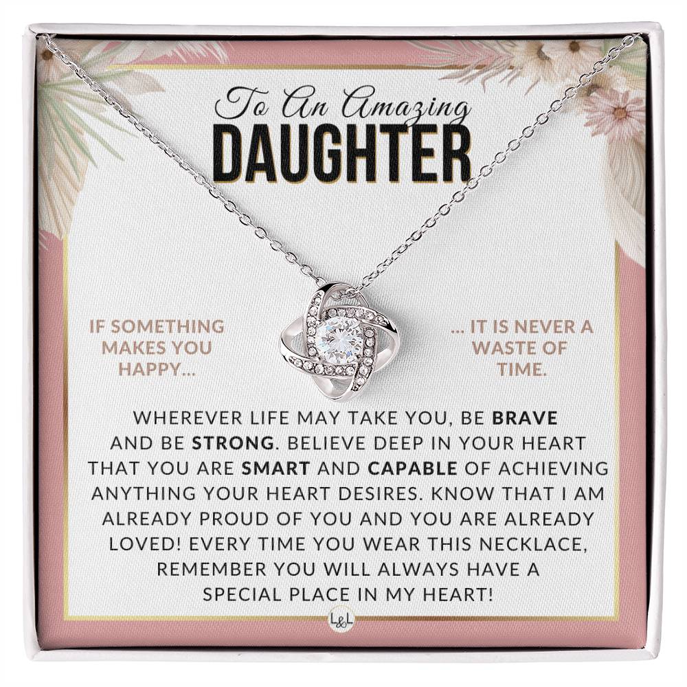 Daughter Gift - Special Place In My Heart - Meaningful Gift For Her Birthday, Christmas or For Graduation - Liliana and Liam