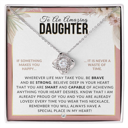 Daughter Gift - Special Place In My Heart - Meaningful Gift For Her Birthday, Christmas or For Graduation - Liliana and Liam