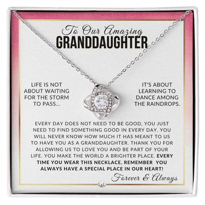 Gift For Our Granddaughter - Dance - Meaningful Granddaughter Gift For Her Birthday, Christmas or For Graduation - Liliana and Liam