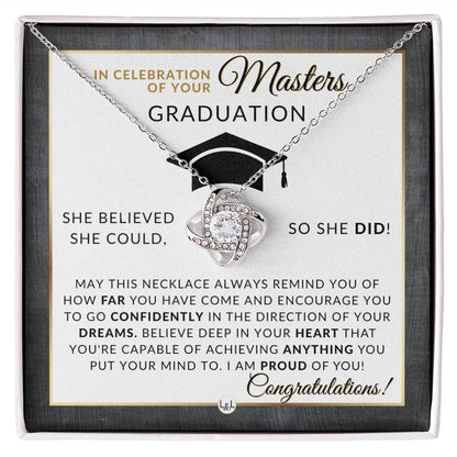 Master's Graduation Gift For Her - Graduation Gift Idea For Her - Liliana and Liam